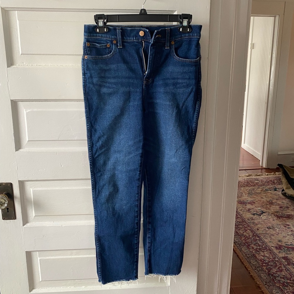 J. Crew classic vintage jeans size 26 with frayed hem